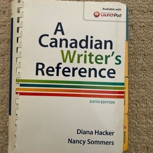 A Canadian Writer's Reference Sixth Edition
